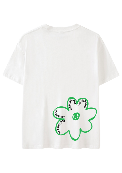 T-shirt oversize Rosas